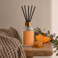 PEACHES & HONEY | NON TOXIC REED DIFFUSER | FALL COLLECTION