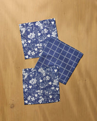 Posy Plaid Dishcloth Set