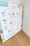 Howdy Reusable  Colouring Board with 3 Crayons