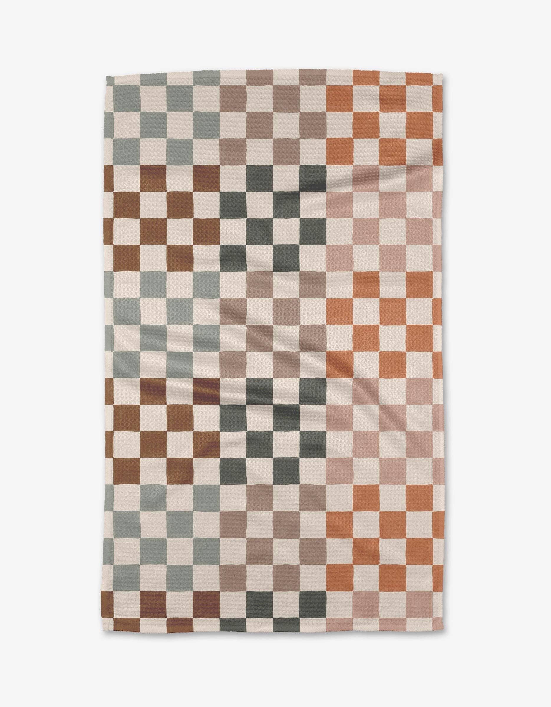 Tea Towel - Autumn Checkers