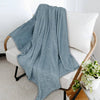 Ribbed Fleece Throw Blanket