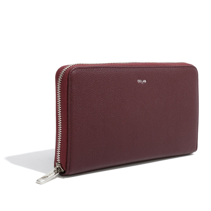 TRISH Long Wallet - Burgundy