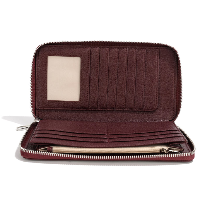 TRISH Long Wallet - Burgundy