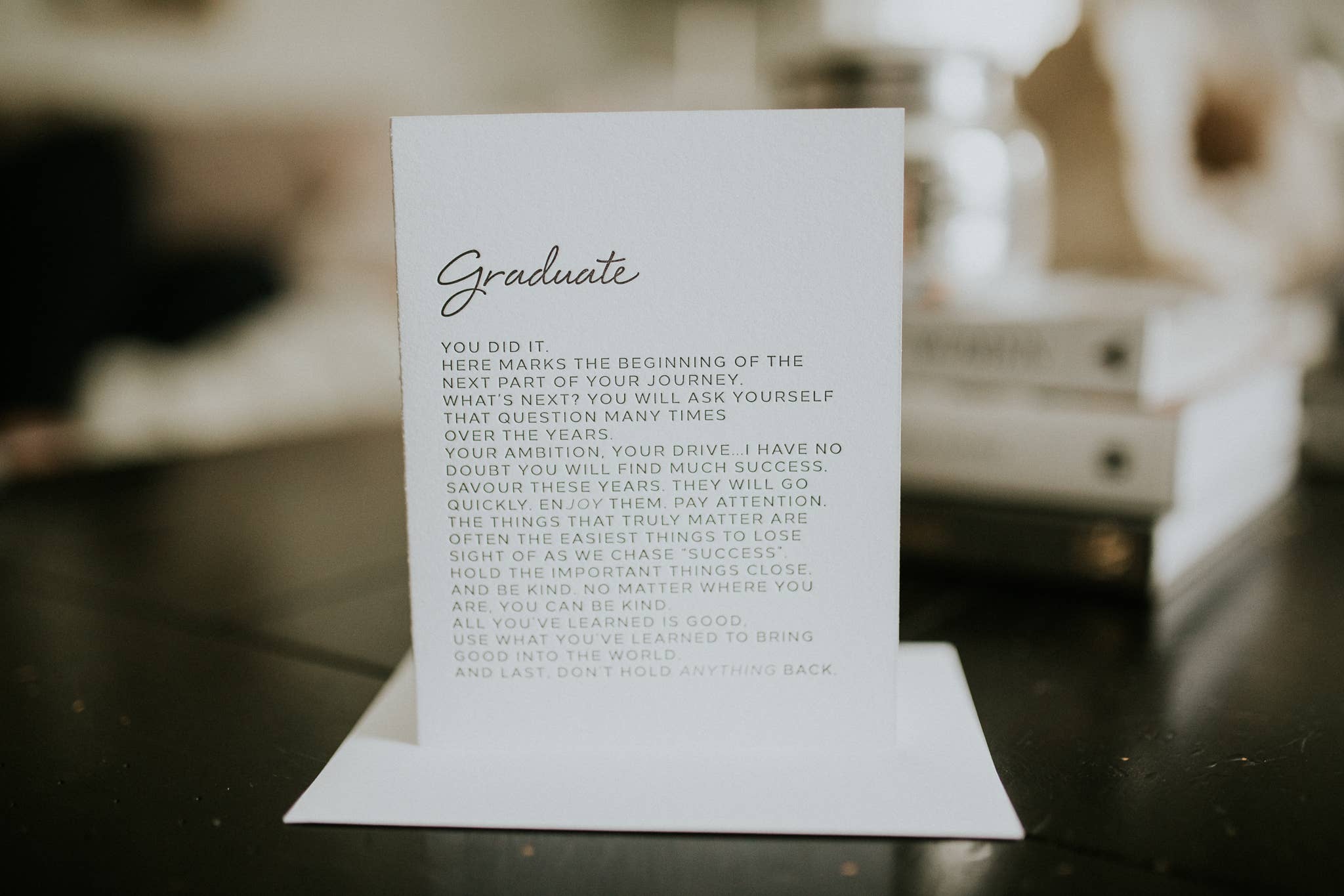 Card - Leter to Graduate