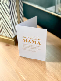 Card - To an Amazing Mama