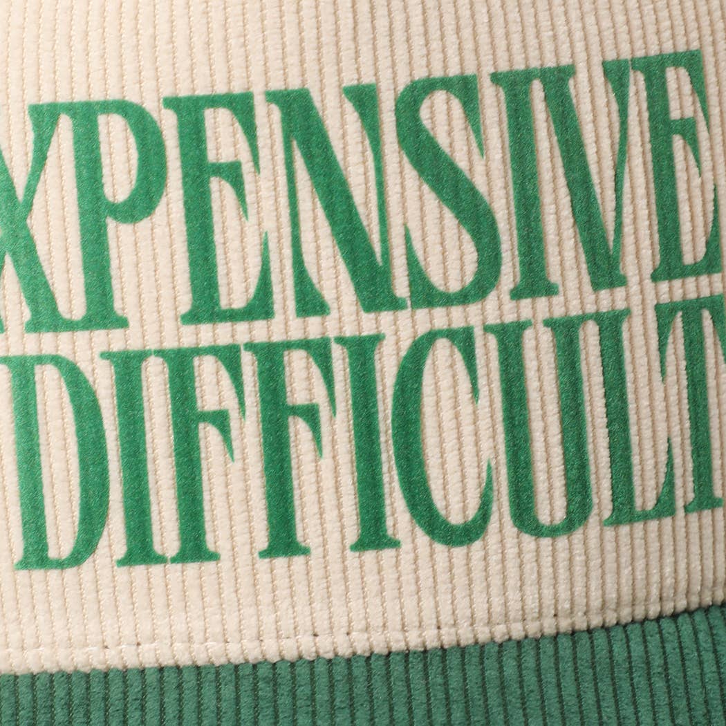 EXPENSIVE & DIFFICULT Corduroy Trucker Hat