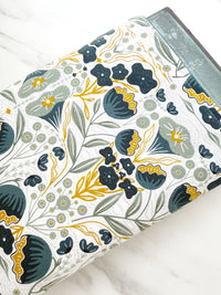 Nocturnal flora - padded book sleeve, book pouch