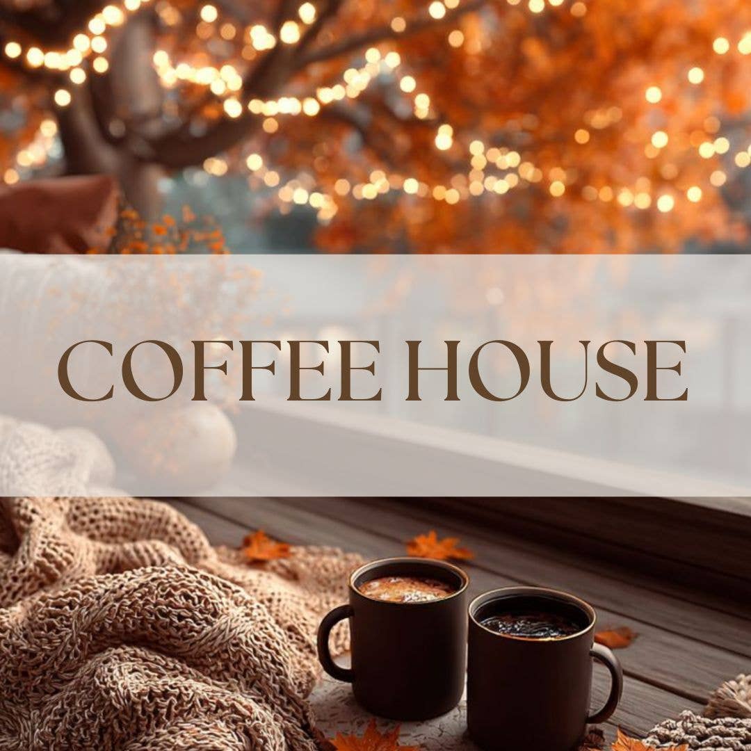 COFFEE HOUSE | 8OZ NON TOXIC SOY CANDLE | FALL COLLECTION