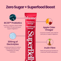 SuperBelly Cranberry Orange | Electrolytes | Gut Health