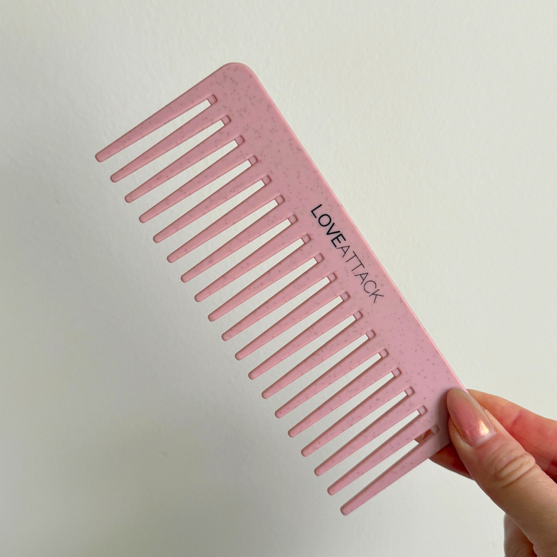 Wheat Straw Wide Tooth Wet/Dry Detangling Hair Combs