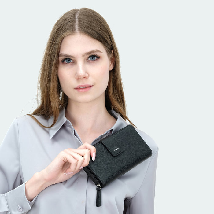 REAU Large Wallet - Black