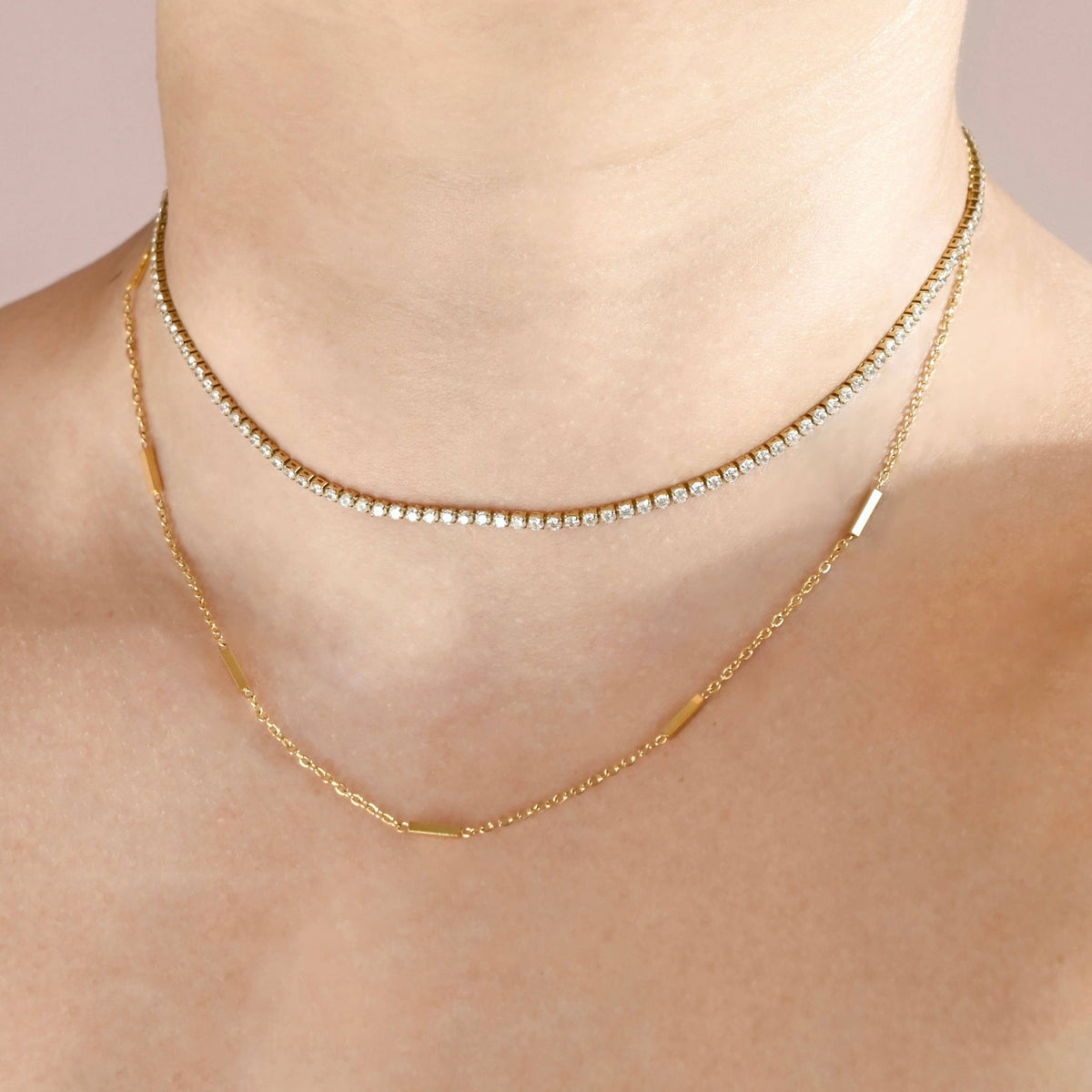 Specialty Chain Necklaces - Stainless Steel Gold Chains