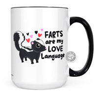 Farts Are My Love Language Mug - Funny Valentine's Day Mug