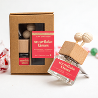 SNOWFLAKE KISSES | NON TOXIC VENT CLIP CAR DIFFUSER | HOLIDAY COLLECTION