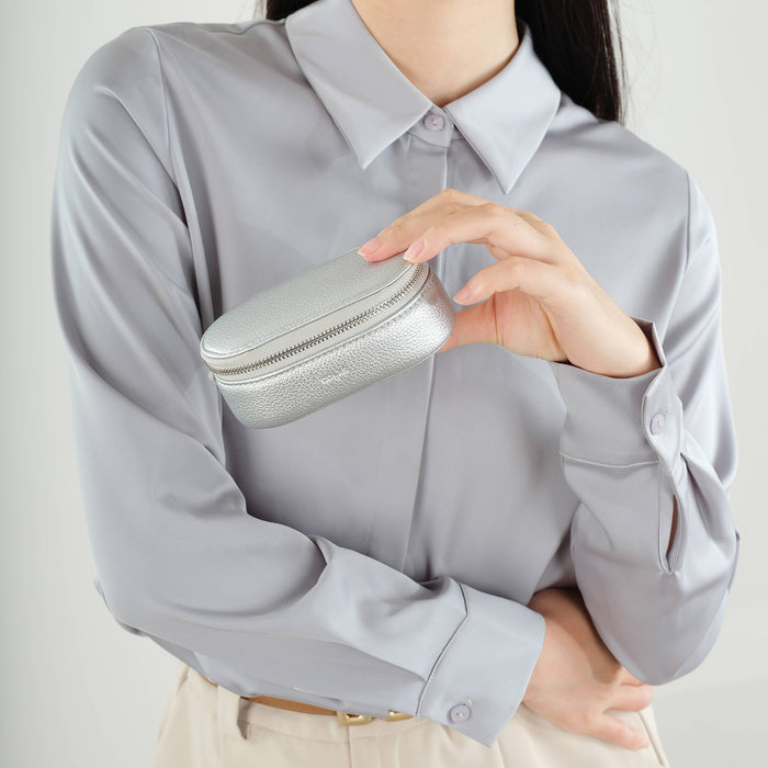 JEWELERY POUCH Travel Set - Silver