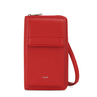 "MIRI" Wallet/Tech Crossbody Cherry Red
