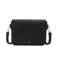 ZEINA Flap Crossbody - Black