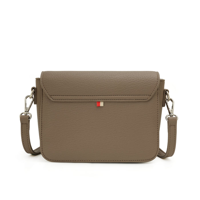 ZEINA Flap Crossbody - Taupe