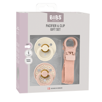 Colour Pacifier & Loop Clip Gift Set
