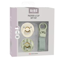Colour Pacifier & Loop Clip Gift Set