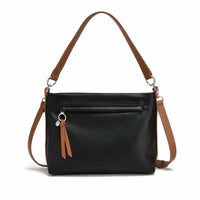 The 'ESTHER' Shoulder Bag Crossbody - Black
