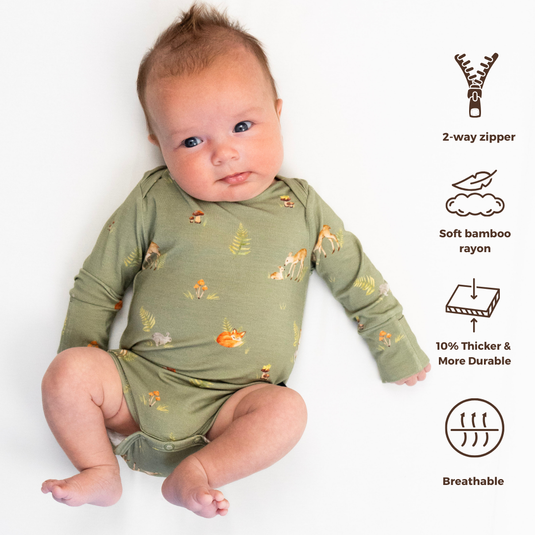 L/S Onesie - Forest Friends