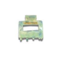 Raya Shimmer Cellulose Acetate Hair Claw Clips