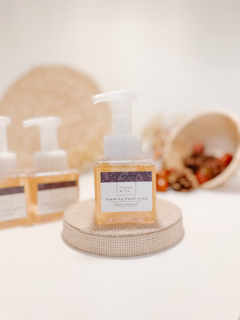 Black Amethyst Foaming Soap