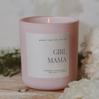 Girl Mama 15 oz Soy Candle, Matte Jar