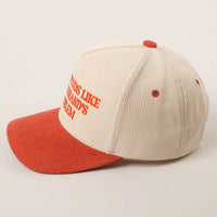 Sounds Like Husband’s Problem Corduroy Trucker Hat