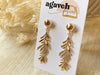 The Golden Fern Earring