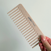 Wheat Straw Wide Tooth Wet/Dry Detangling Hair Combs