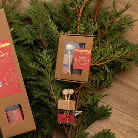 HOLLY JOLLY BERRY CAR DIFFUSER | Holiday | Vent Clip