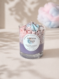 Cotton Candy Dessert Candle