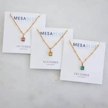 Birthstone Necklace - Waterproof