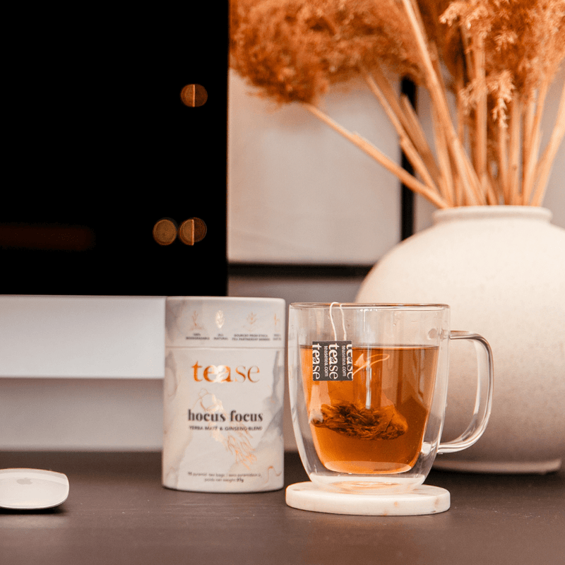 Focus & Flow Adaptogen Ginseng + Ginkgo Superfood Tea Blend