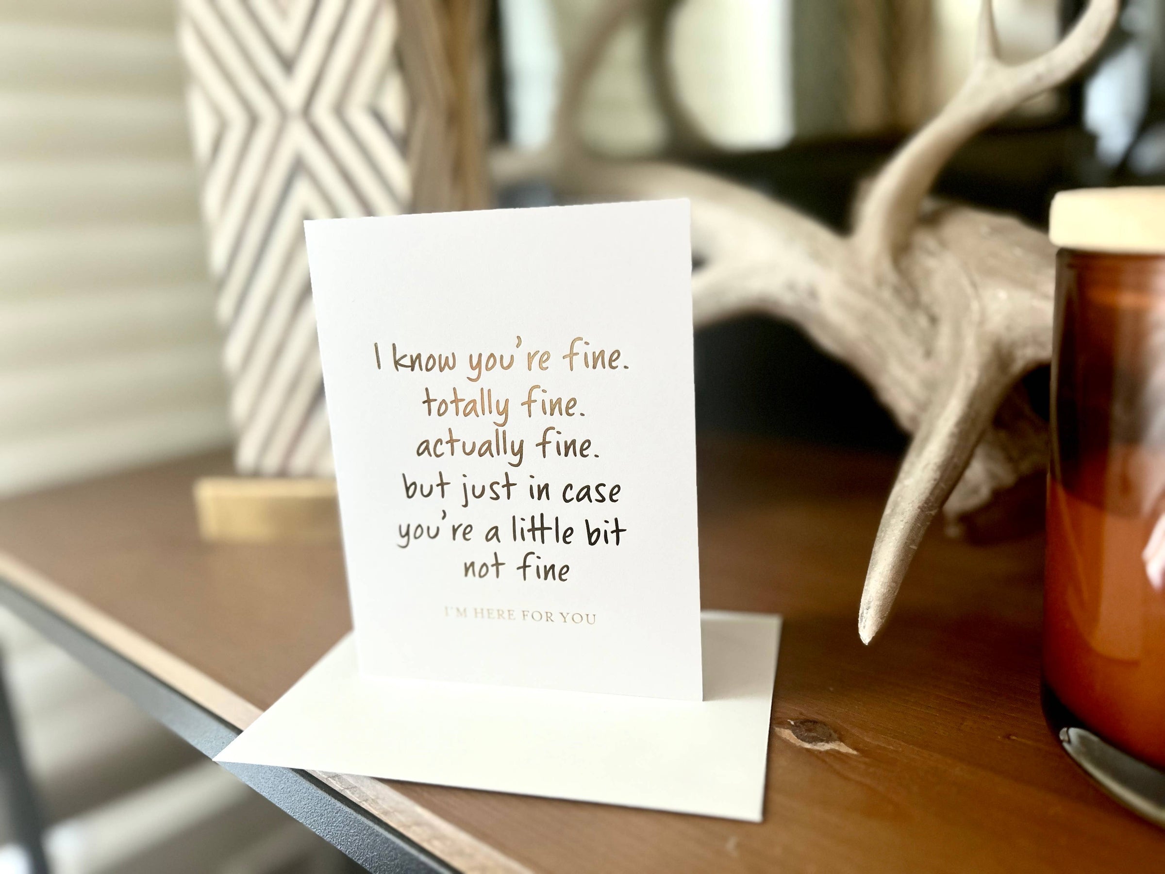 Card - I Know You're Fine