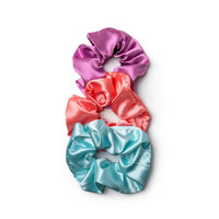 Lemon Lavender Mane Squeeze Oversized Satin Scrunchie Set