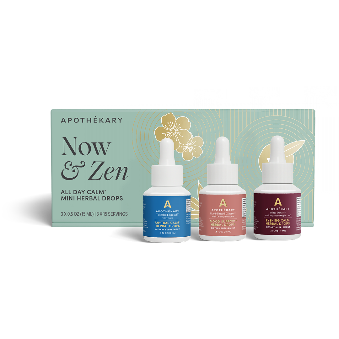 Now & Zen Mini Herbal Drops Set