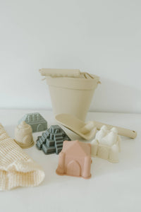 Sand beach set- with castle toys