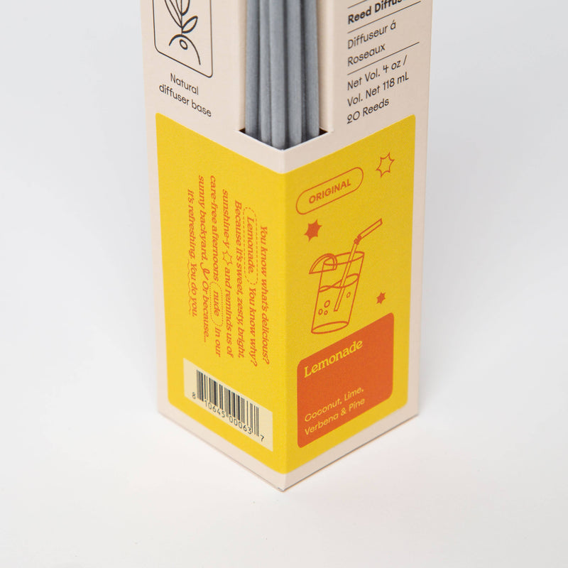Lemonade - Coconut, Lime, Verbena & Pine 4oz Reed Diffuser