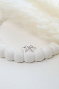 Heather Bow Ring