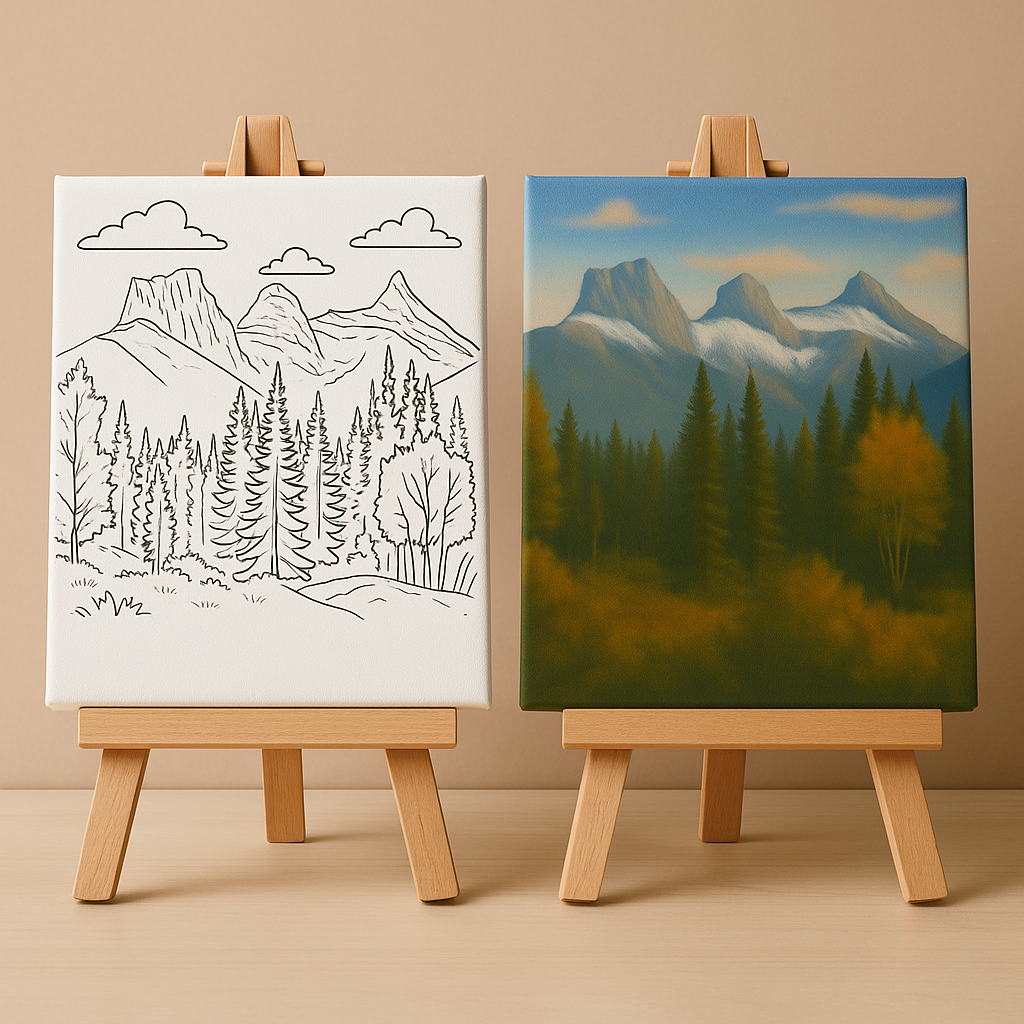 Three Sisters, Canmore – Paint Kit