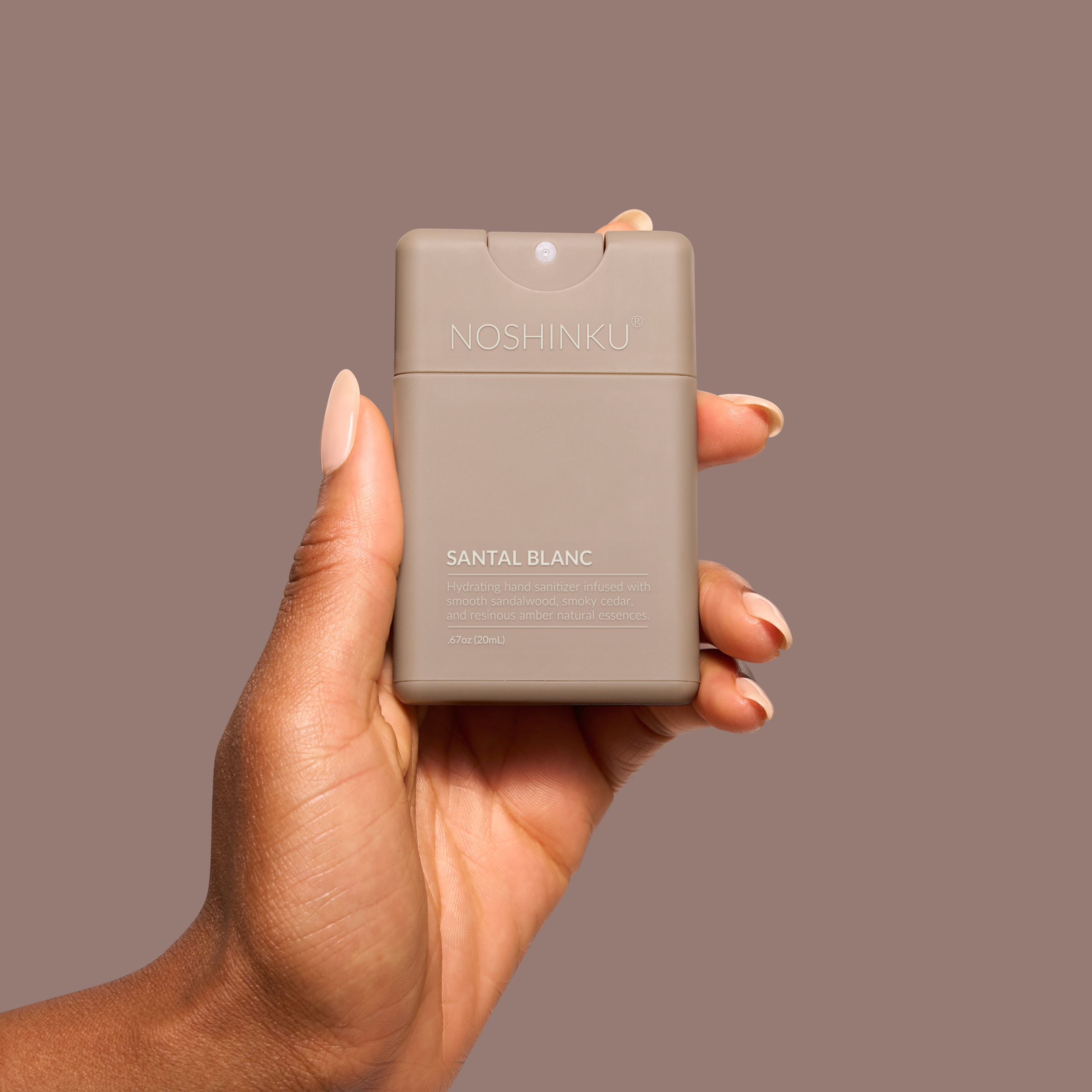 Refillable Santal Blanc Hydrating Pocket Hand Sanitizer