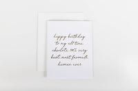 Card - Happy Birthday Favourite Human