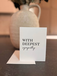 Card - Deep Sympathy