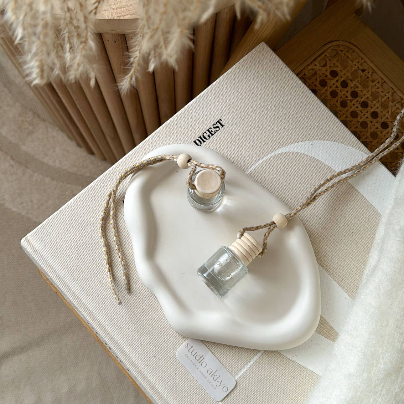 Golden Yuzu Car Diffuser | Fresh Citrusy Summer Car Freshies