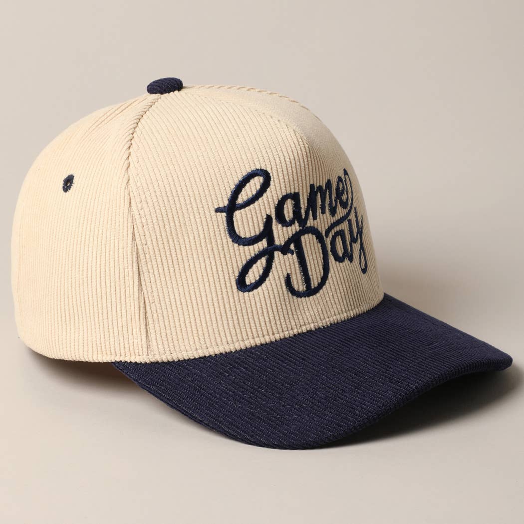 Game Day Corduroy Trucker Baseball Cap