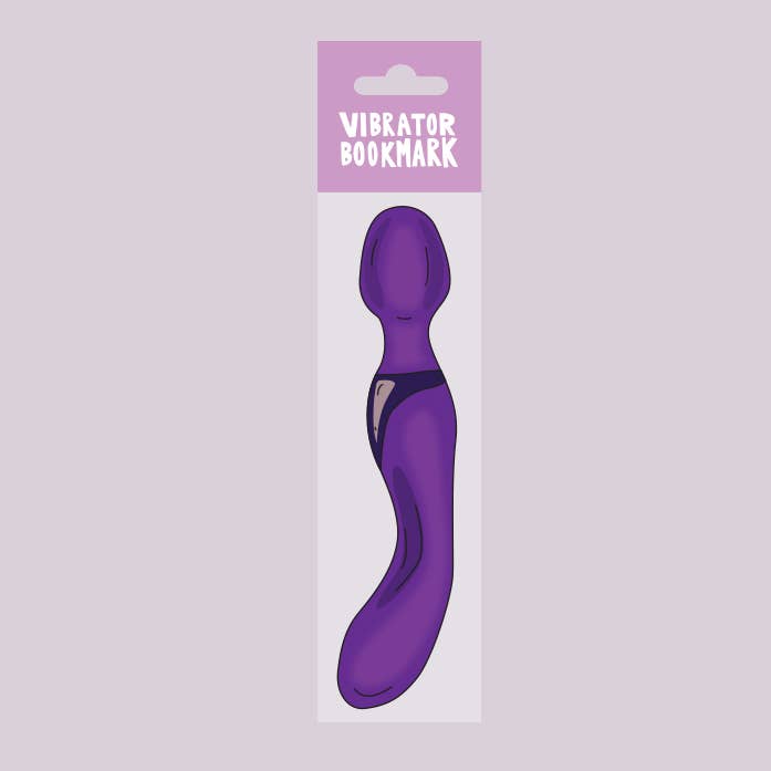 Vibrator Bookmark (it's die cut!)