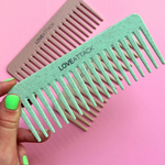 Wheat Straw Wide Tooth Detangling Combs
